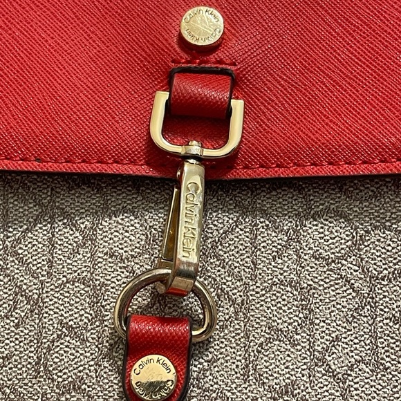 Calvin Klein Red and Gray Backpack main image 14